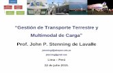 Gestión de Transporte Terrestre y Multimodal de Carga Prof ...