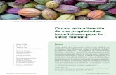 cacao, actualización de sus propiedades benefi ciosas para ...