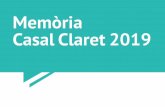 Memòria Casal Claret 2019