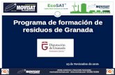 Programa de formación de residuos de Granada