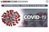SITUACION ACTUAL “COVID- 19“ al 14 de mayo 2020