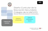 Diseño Curricular de la Educación Secundaria Colegios de ...