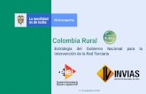 Colombia Rural Estrategia del Gobierno Nacional para la ...
