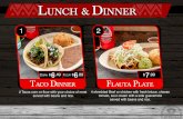 Lunch Dinner - El Paisa Cocina Mexicana - Serious Tacos