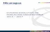 ESTUDIO EVOLUTIVO DE POBLACIÓN UNIVERSITARIA 2013 2017