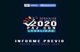 Informe previo de Rendición de Cuentas 2020
