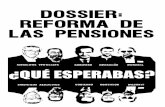 dossier: REFORMA DE LAS PENSIONES
