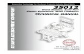 TECHNICAL MANUAL ZZ35012 LISTA DE PARTES Y DIAGRAMAS