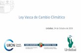 Ley Vasca de Cambio Climático - UICN