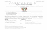 206. PUBLICACION 18/2021. AVISOS A LOS MARINOS