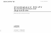 Compact Hi-Fi Component System - Sony Latin