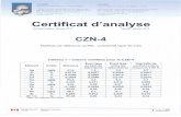 .pcmrcca Certificat d'analyse - RNCan