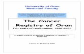 The Cancer Regisstry of Oran - univ-amu.fr