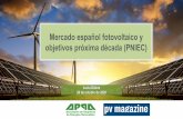 Mercado español fotovoltaico y objetivos próxima década ...