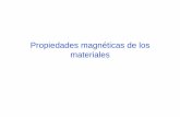 Propiedades magnéticas de los materiales