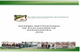 SISTEMA INSTITUCIONAL DE EVALUACIÓN DE ESTUDIANTES 2019