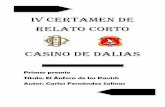 IV CERTAMEN DE RELATO CORTO CASINO DE DALIAS