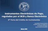 Instrumentos Electrónicos de Pago, regulados por el BCB y ...