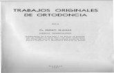 TRABAJOS ORIGINALES DE ORTODONCIA