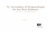 IV Jornades d’Arqueologia de les Illes Balears