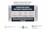 MODELO EDUCATIVO DEL PROGRAMA DE INGLÉS FORMACIÓN …