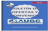 BOLETÍN DE OFERTAS Y CONVENIOS - AUGC