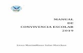 MANUAL DE CONVIVENCIA ESCOLAR 2019 - Max Salas
