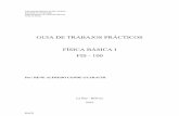 GUIA DE TRABAJOS PRÁCTICOS FÍSICA BÁSICA I FIS - 100