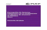 Percepción de factores - PUCP