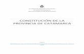 CONSTITUCIÓN DE LA PROVINCIA DE CATAMARCA