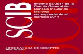 Informe 93/2014 de la Cuenta General del Consejo Insular ...