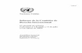 Informe de la Comisión de Derecho Internacional
