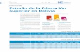EVALUACIÓN Estudio de la Educación Superior en Bolivia