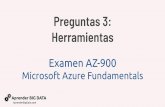 Examen AZ-900 Herramientas Preguntas 3