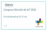 Congreso Mundial de IoT 2016 - telefonica.com