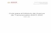 Guía para el Módulo de Avance de Transversales (MAT) 2021