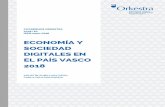ECONOMÍA Y SOCIEDAD DIGITALES EN EL PAÍS VASCO 2018