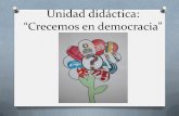 Unidad didáctica: “Crecemos en democracia”