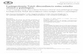 Laringectomía Total: discordancia entre estadio clínico y ...