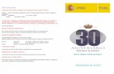 PROGRAMA DE ACTOS - Ministerio de Defensa de España