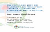 INFORME DEL JEFE DE GABINETE DE MINISTROS ANTE EL ...
