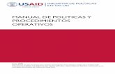 MANUAL DE POLITICAS Y PROCEDIMIENTOS OPERATIVOS