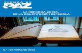 LA REFORMA SOCIAL DE LA CONSTITUCIÓN ESPAÑOLA
