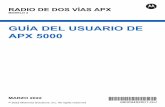 GUÍA DEL USUARIO DE APX 5000