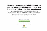 Responsabilidad sostenibilidad de la industria de la palma