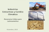 Industrias Extractivas y Cambio Climático
