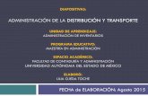 ADMINISTRACIÓN DE LA DISTRIBUCIÓN Y TRANSPORTE