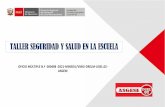 TALLER SEGURIDAD Y SALUD EN LA ESCUELA