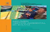 RESUMEN: GESTIÓN AMBIENTAL EN BOLIVIA