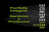 Portfolio Integral: Servicios y Productos